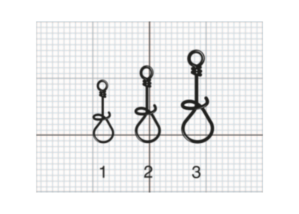 VMC 3546 - Curly Snap 1 - 10 Terminal Tackle - Eprofishing Egypt