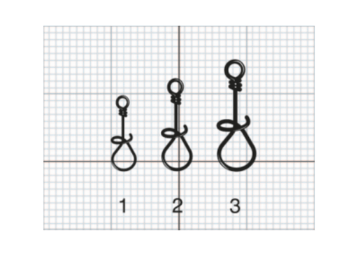 VMC 3546 - Curly Snap 1 - 10 Terminal Tackle - Eprofishing Egypt