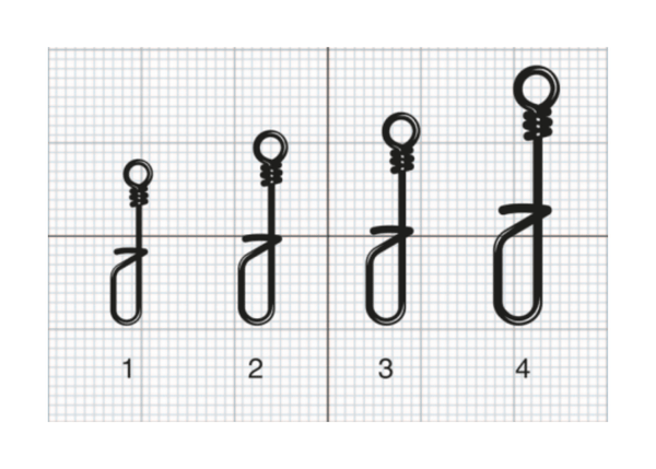 VMC 3546X - CURLY SNAP 1 - 10 Terminal Tackle - Eprofishing Egypt