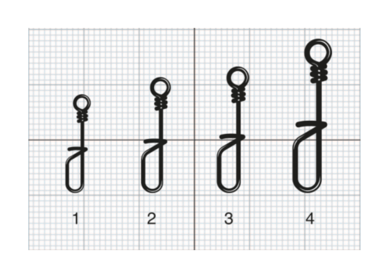 VMC 3546X - CURLY SNAP 1 - 10 Terminal Tackle - Eprofishing Egypt