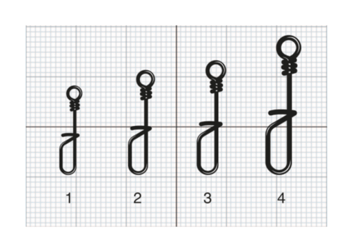 VMC 3546X - CURLY SNAP 1 - 10 Terminal Tackle - Eprofishing Egypt