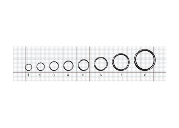 VMC 3561 - STAINLESS X - STRONG SPLIT RING 1 - 10 pcs Terminal Tackle - Eprofishing Egypt