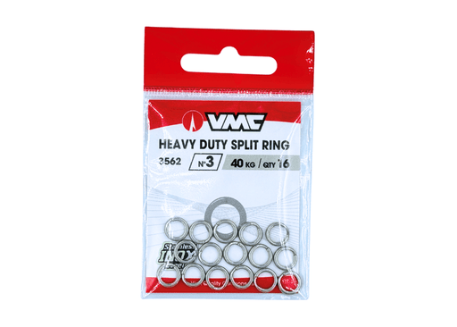 VMC 3562 - HEAVY DUTY BENT SPLIT RING 3 - 16 pcs Terminal Tackle - Eprofishing Egypt