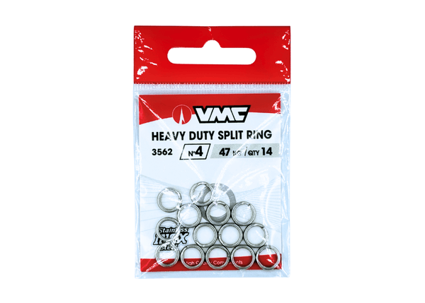 VMC 3562 - HEAVY DUTY BENT SPLIT RING 4 - 14 pcs Terminal Tackle - Eprofishing Egypt