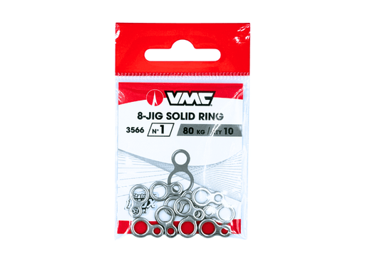 VMC 3566 - 8 JIG SOLID RING 1 - 10 Terminal Tackle - Eprofishing Egypt