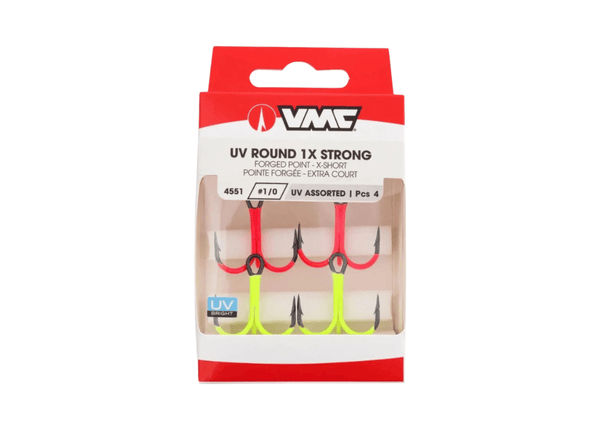 VMC 4551 - UV Round 1X Assort 6 - 6 Hook - Eprofishing Egypt