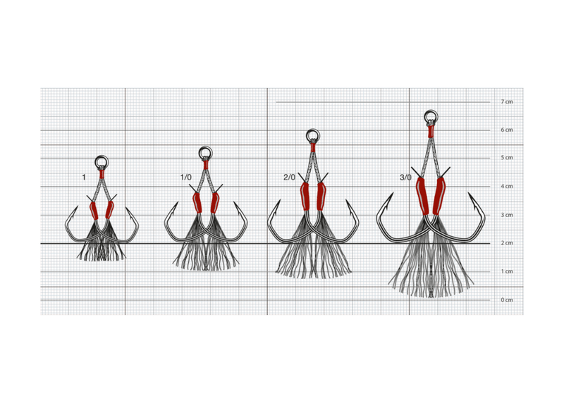 VMC 7117AH - LIGHT JIGGING ASSIST HOOK 1 - 4 pcs Hook - Eprofishing Egypt