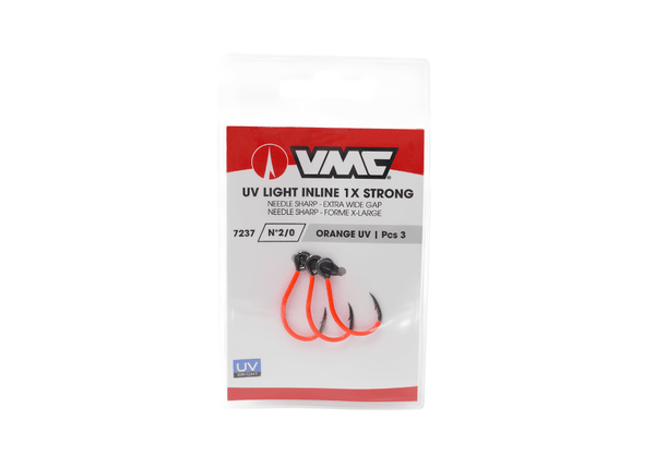 VMC 7237 - Inline UV Orange 2 - 7 Hook - Eprofishing Egypt