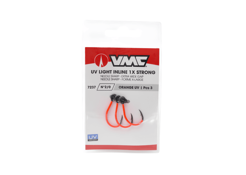 VMC 7237 - Inline UV Orange 2 - 7 Hook - Eprofishing Egypt