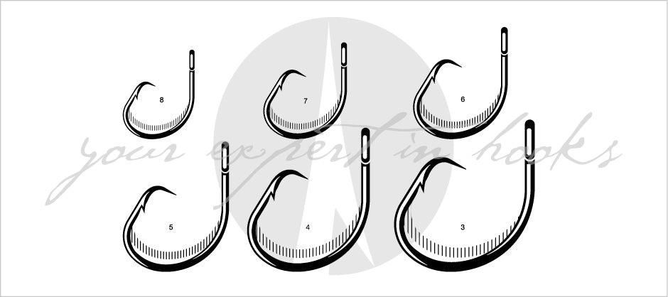 VMC 9788 - LONG LINE CIRCLE 5 Hooks - Eprofishing Egypt